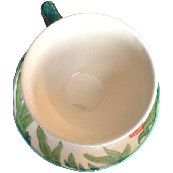 Vtg FRANCISCAN Tulip Teacup and Saucer Hand-Painted England Pristine Retired - Picture 5 of 12